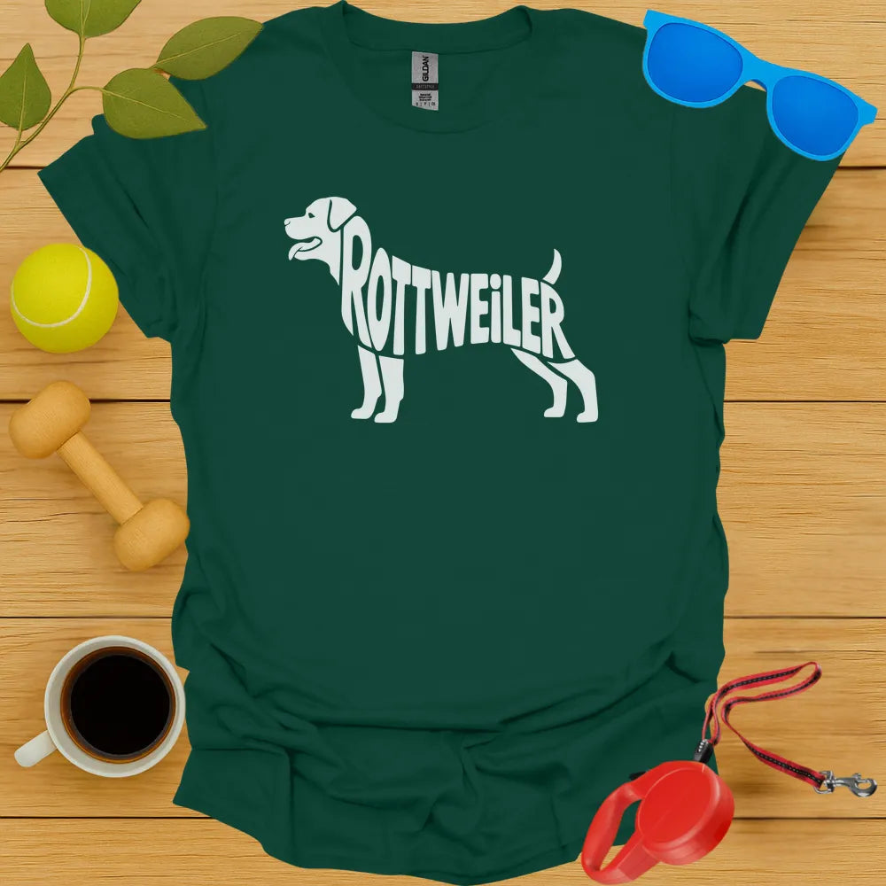 Rottweiler Typography Tee