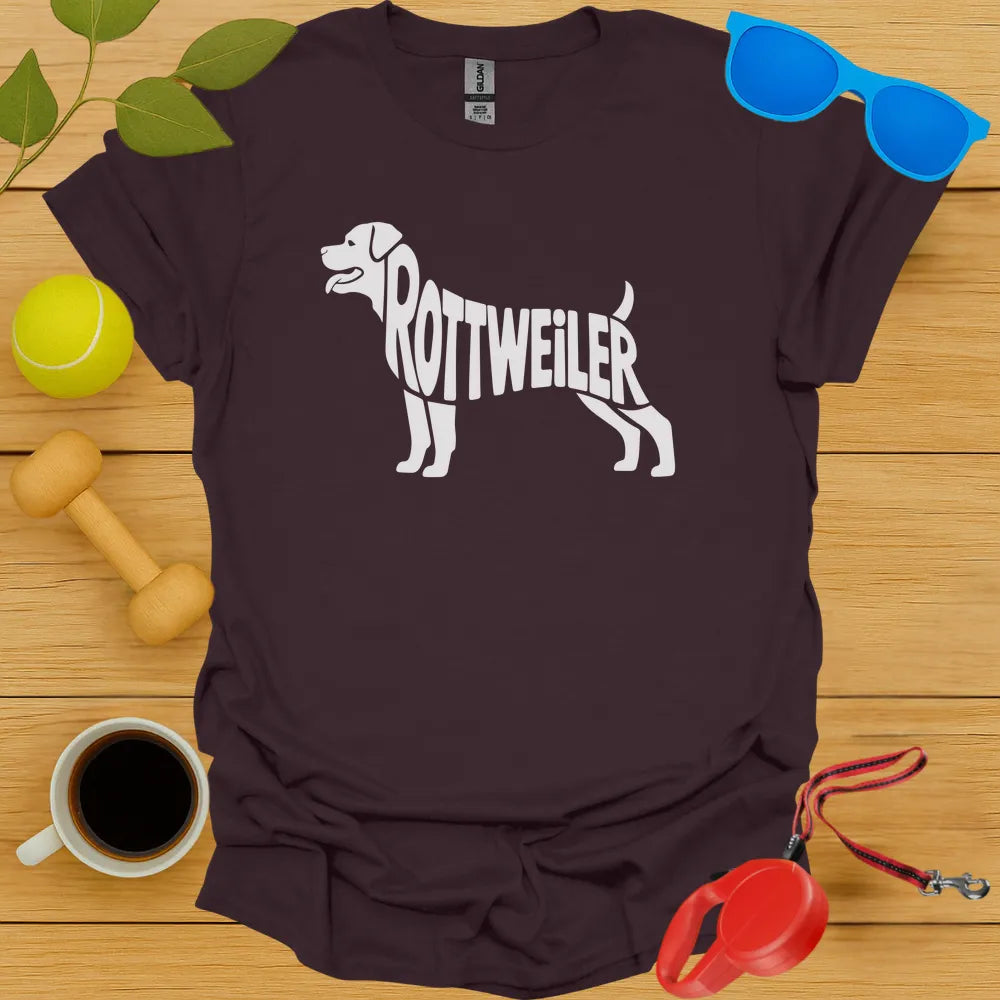 Rottweiler Typography Tee