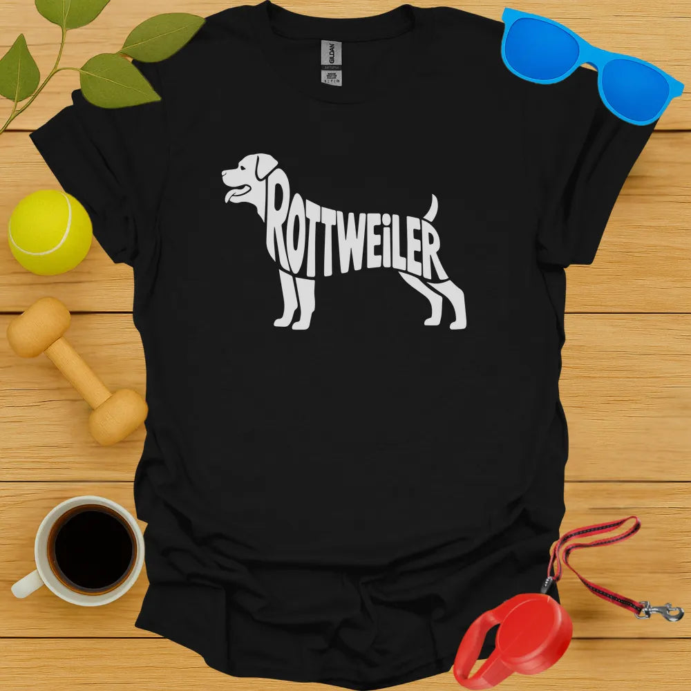 Rottweiler Typography Tee