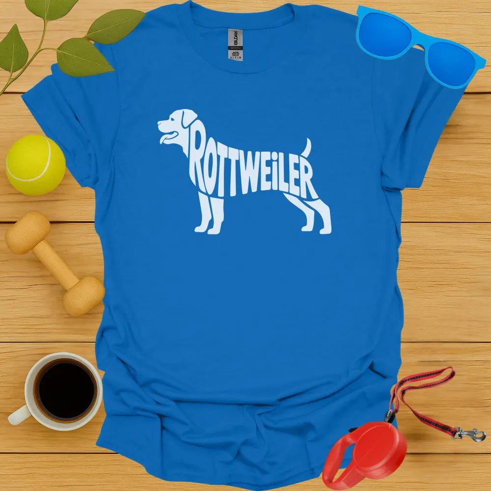 Rottweiler Typography Tee