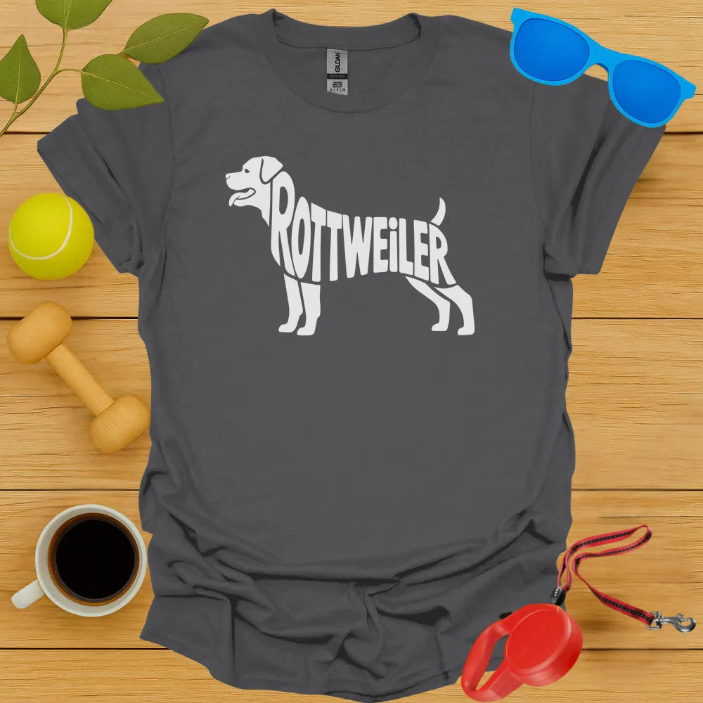 Rottweiler Typography Tee