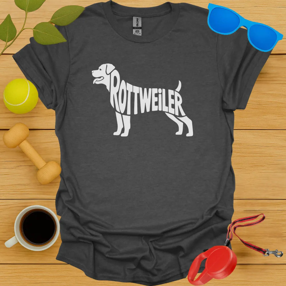 Rottweiler Typography Tee