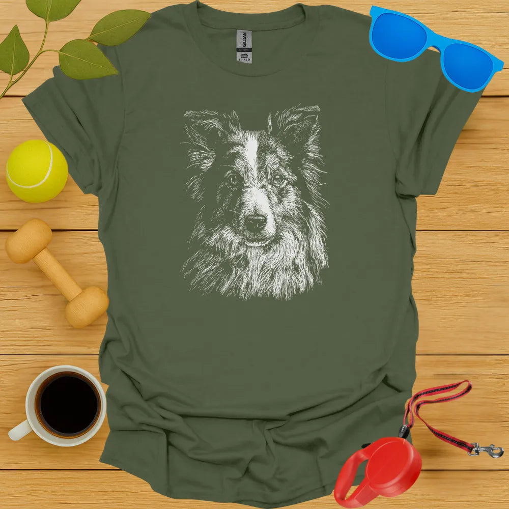 Shetland Sheepdog Portrait Tee