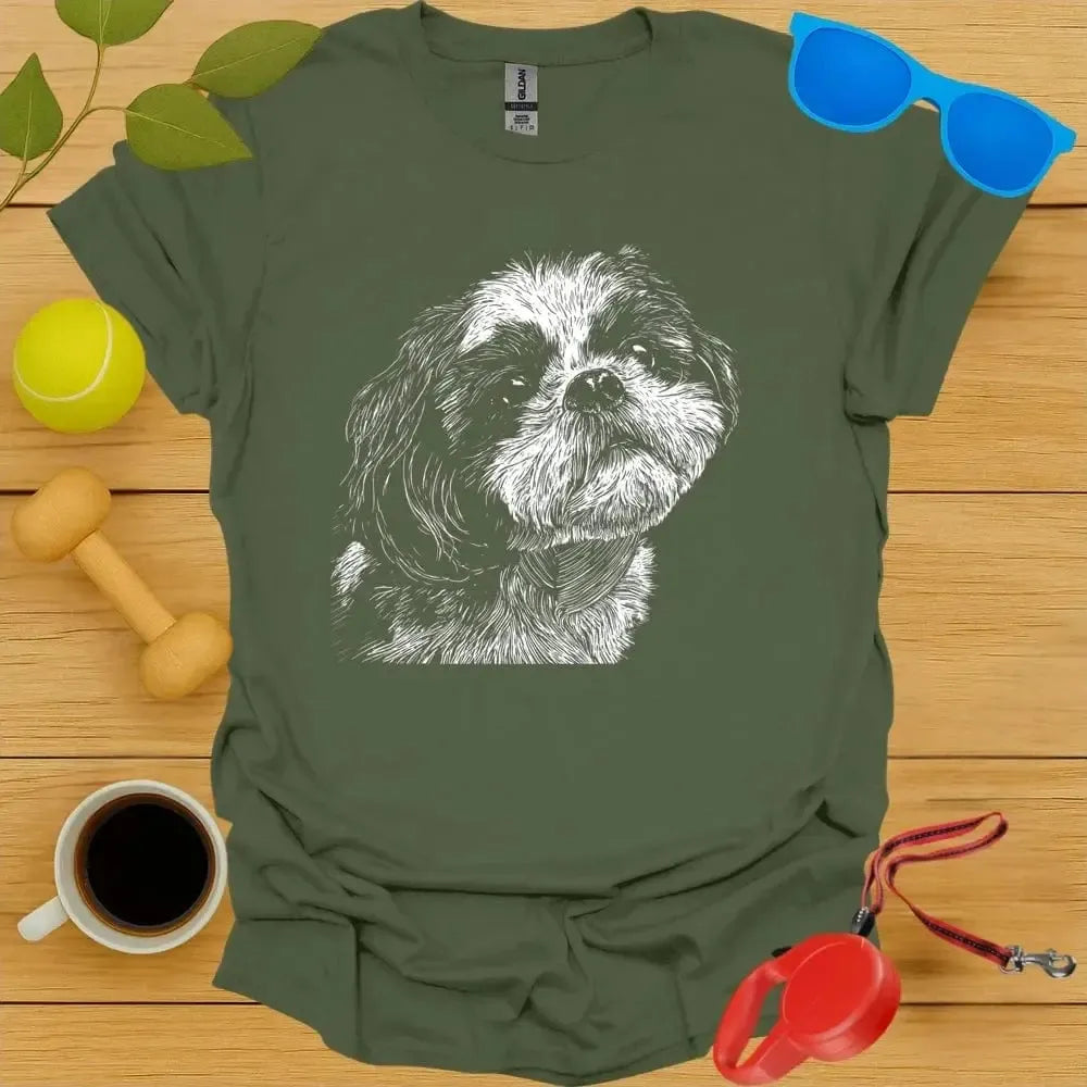 Shih Tzu Portrait Tee