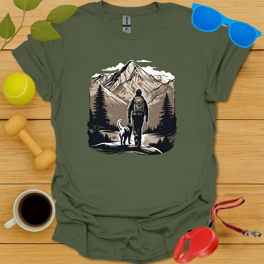 Side by Side | Hiking Dog Adventure Shirt