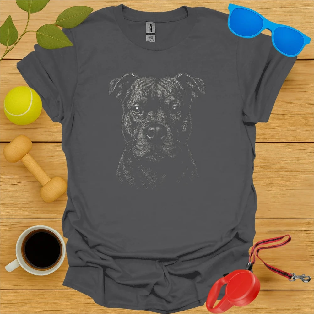 Staffordshire Bull Terrier Portrait Tee