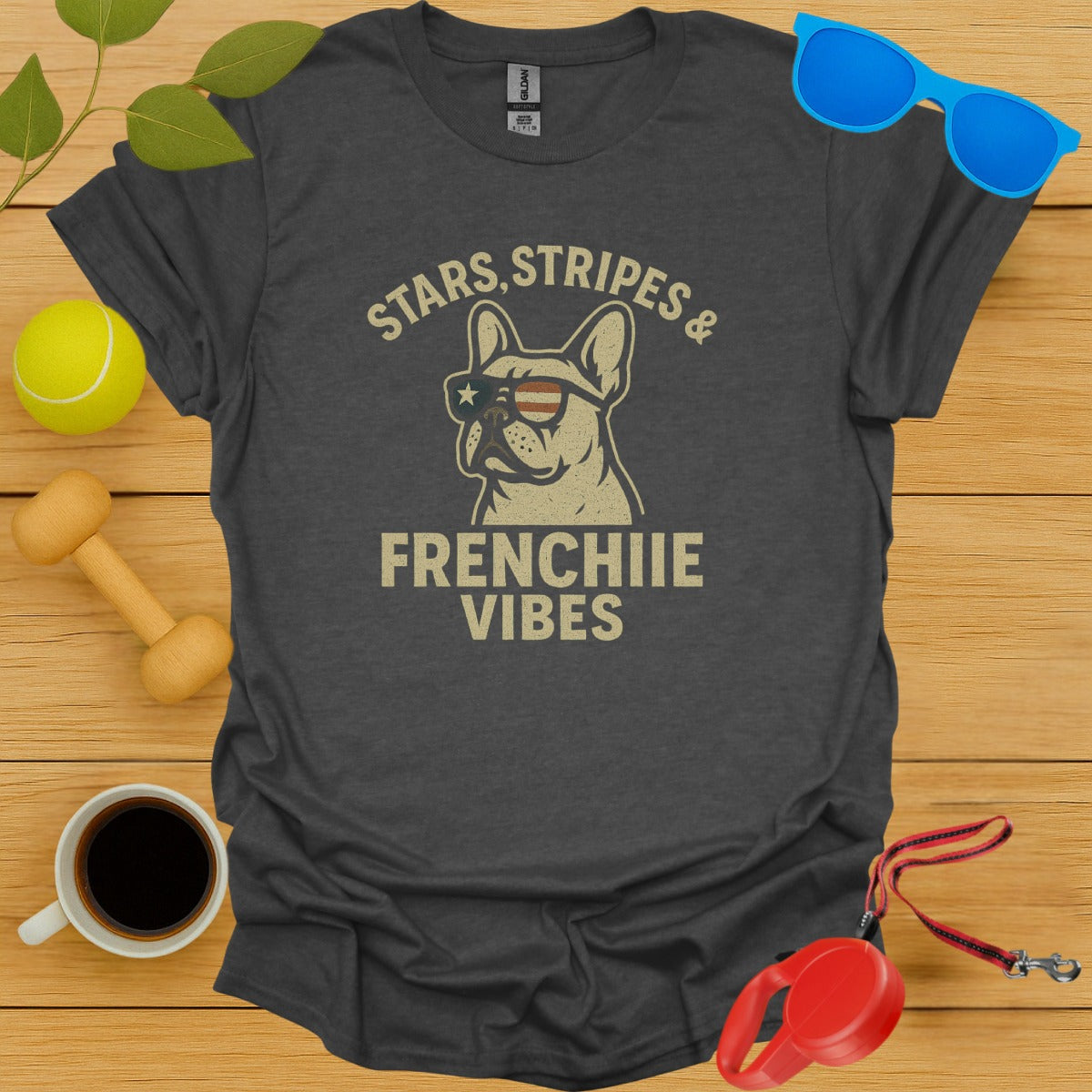 Stars Stripes Frenchiie Vibes T-Shirt product