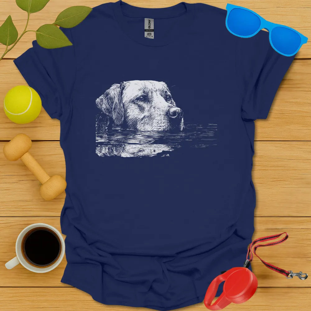 Swimming Lab Portrait Tee