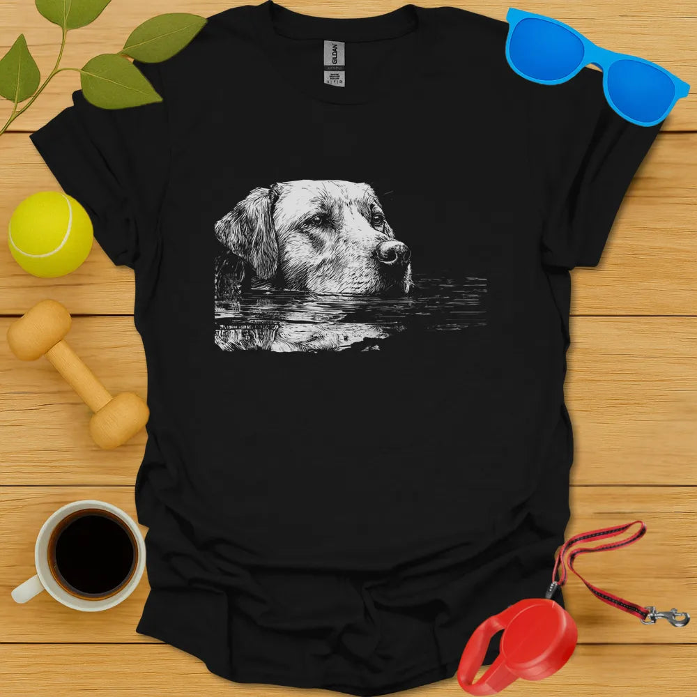 Swimming Lab Portrait Tee