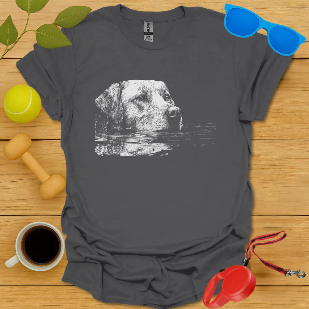 Swimming Lab Portrait Tee