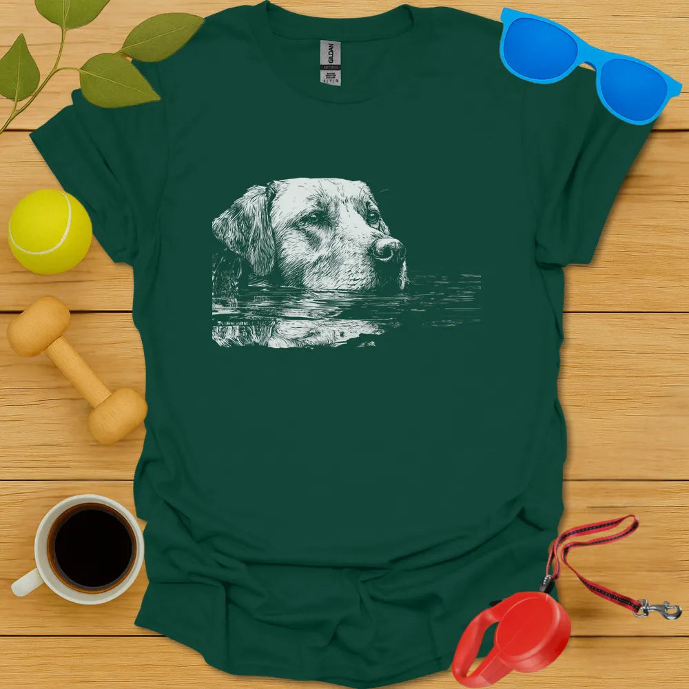 Swimming Lab Portrait Tee