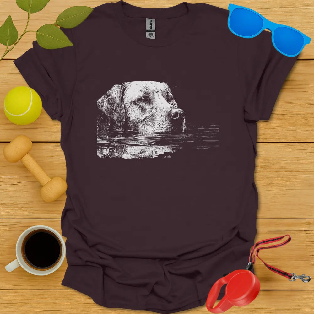 Swimming Lab Portrait Tee
