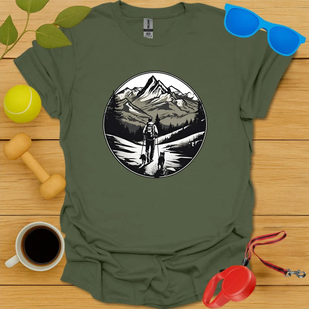 Two Paws, Four Boots | Mountain Hike Tee