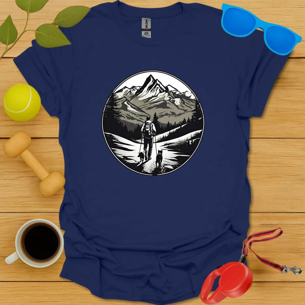 Two Paws, Four Boots | Mountain Hike Tee