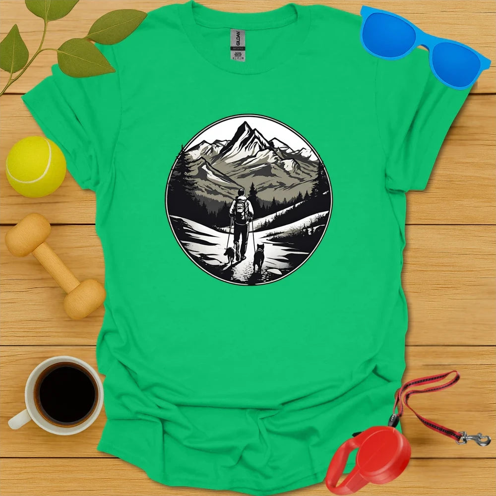 Two Paws, Four Boots | Mountain Hike Tee
