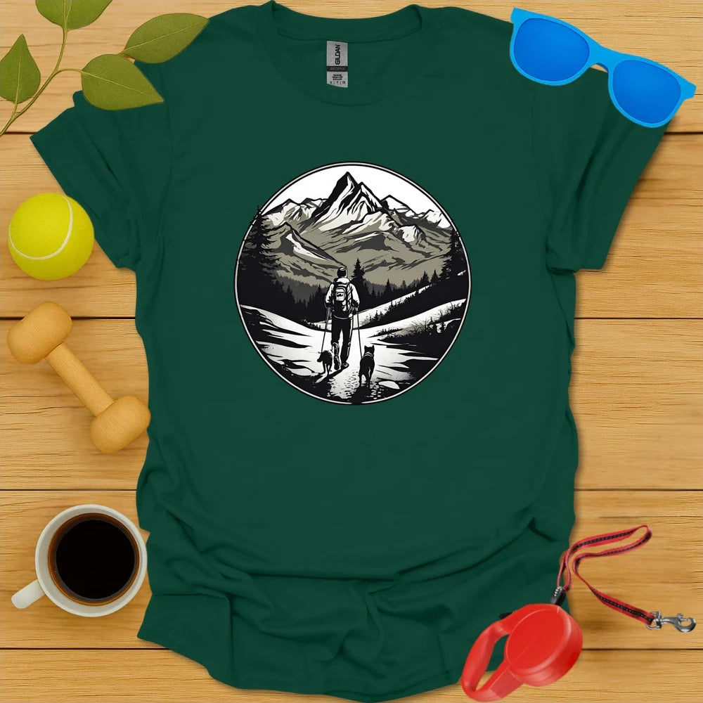 Two Paws, Four Boots | Mountain Hike Tee