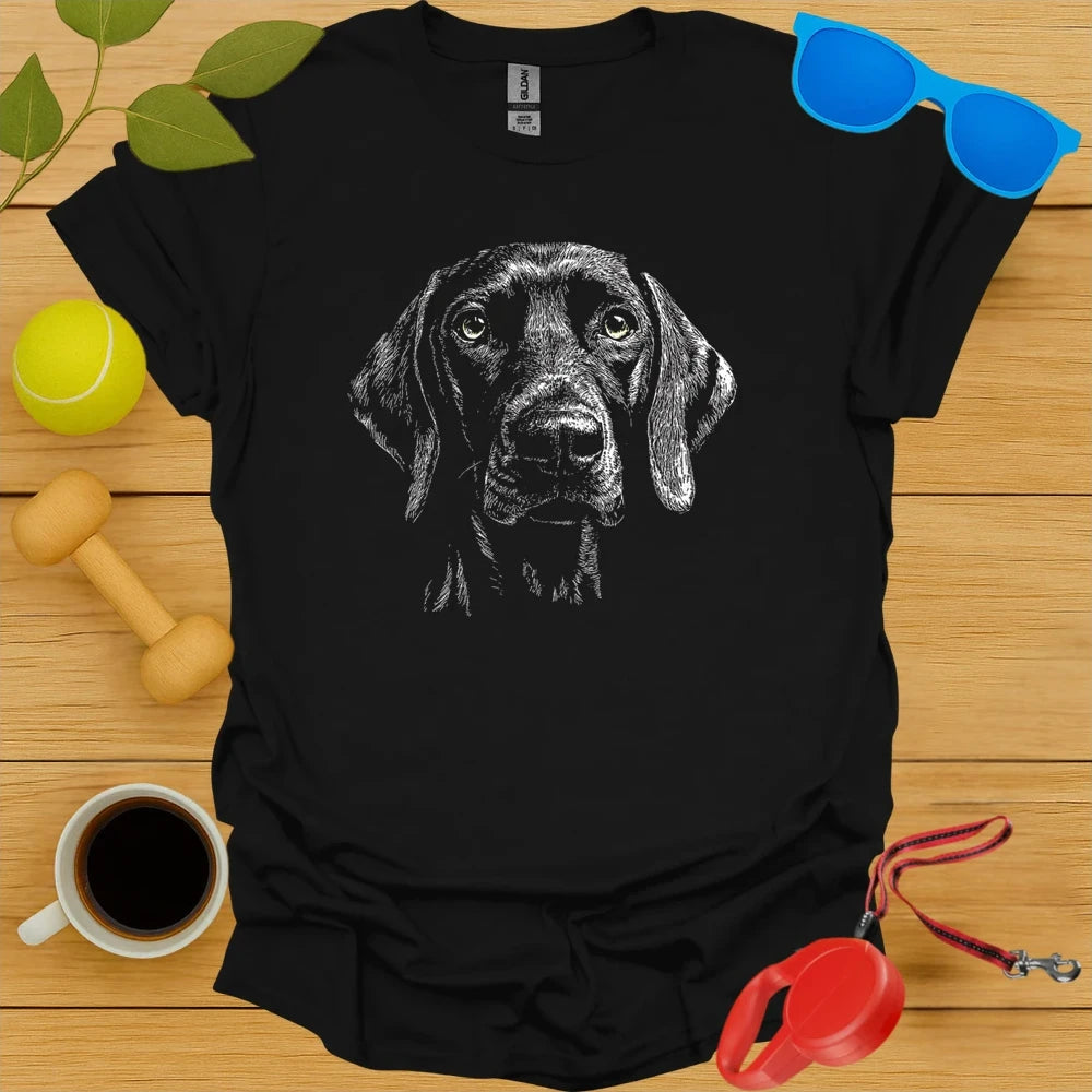 Vizsla Portrait Sketch Tee