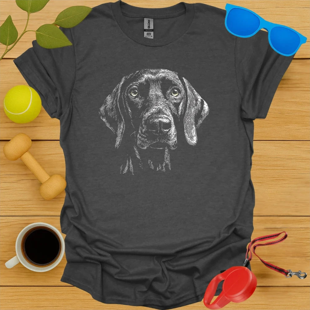 Vizsla Portrait Sketch Tee