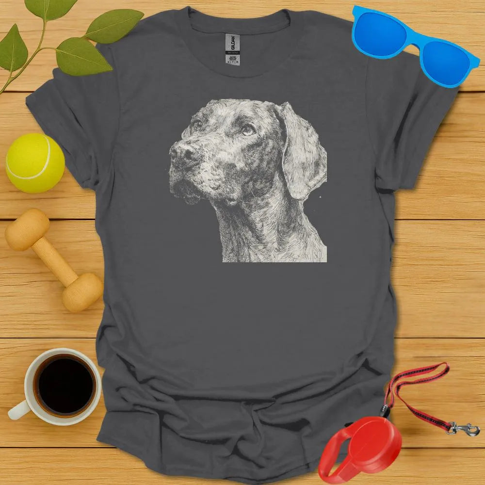 Vizsla Portrait T Shirt