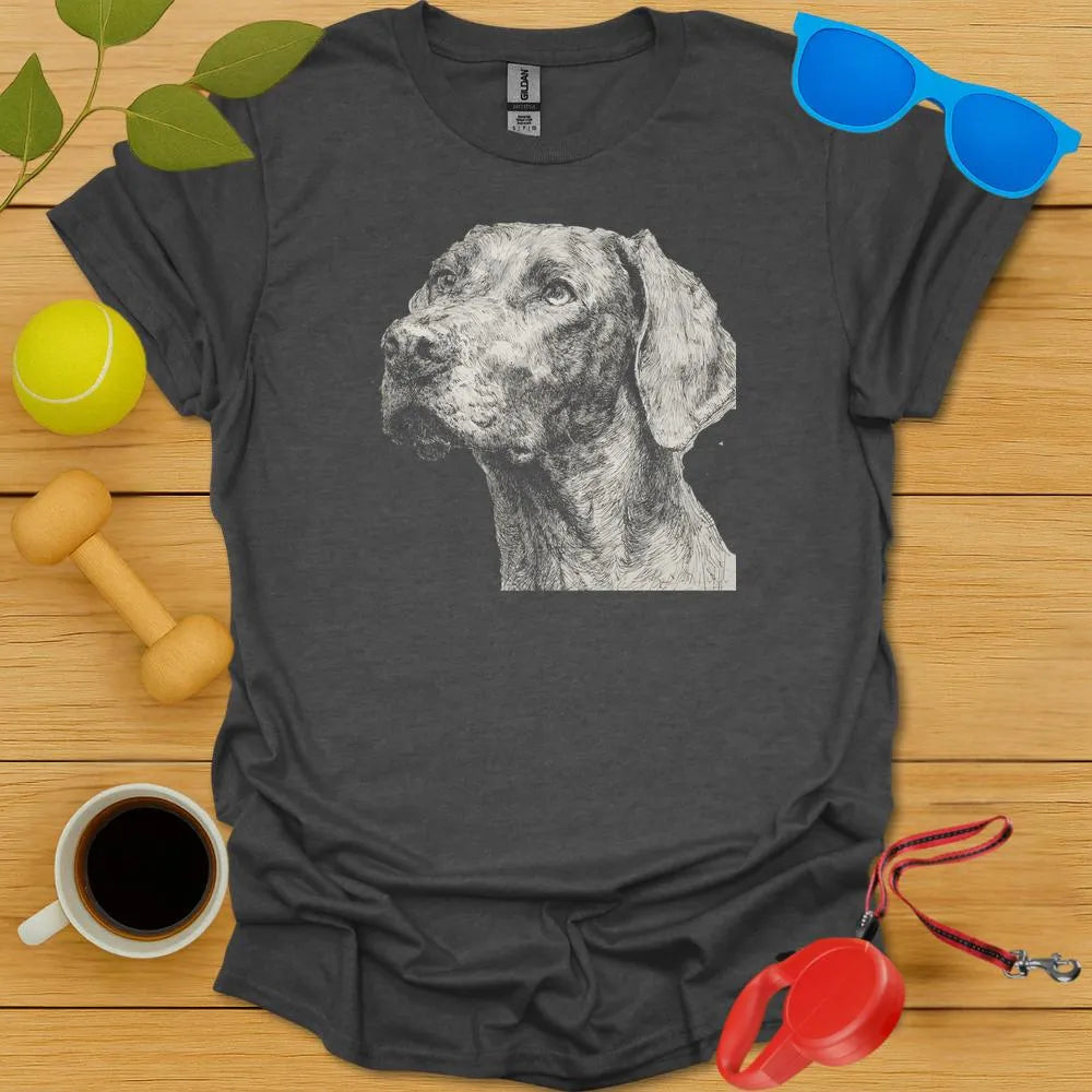 Vizsla Portrait T Shirt