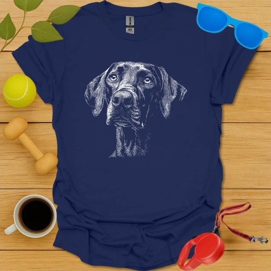 Vizsla Sketch Portrait Tee
