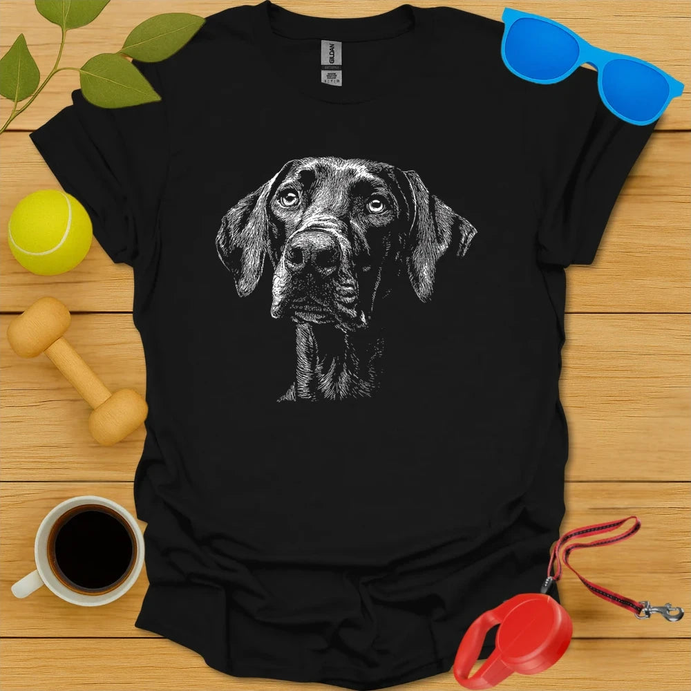 Vizsla Sketch Portrait Tee