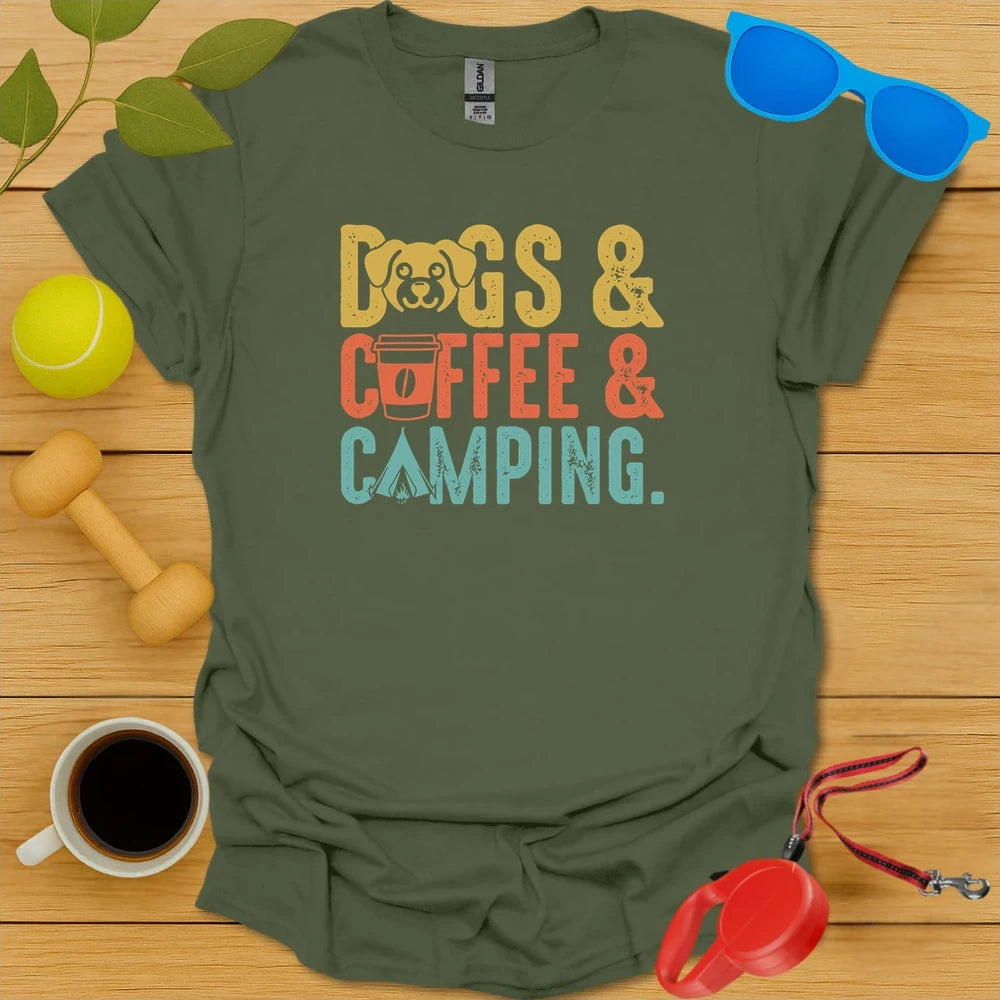 Weekend Essentials | Dogs, Coffee & Camping Tee