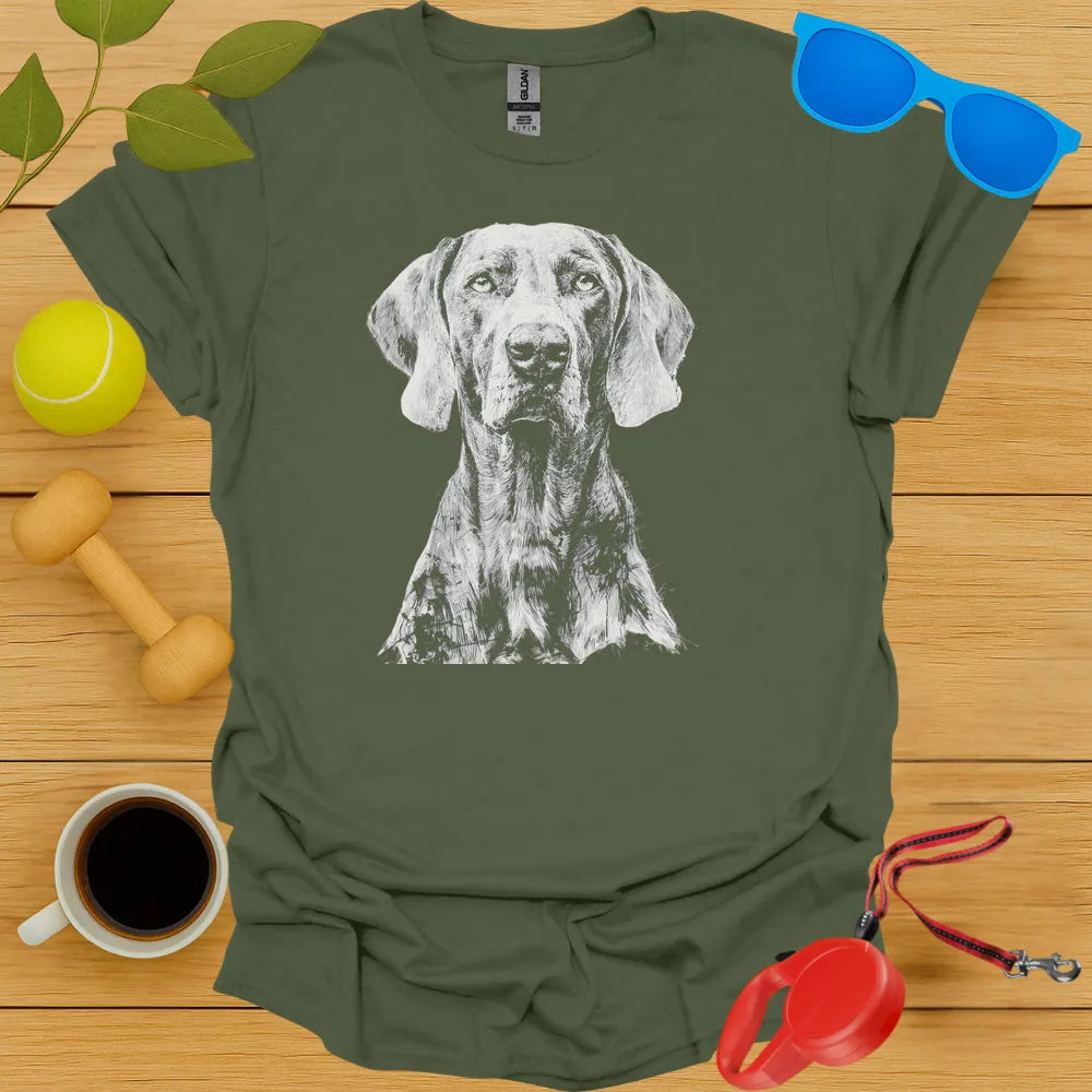Weimaraner Portrait T-Shirt