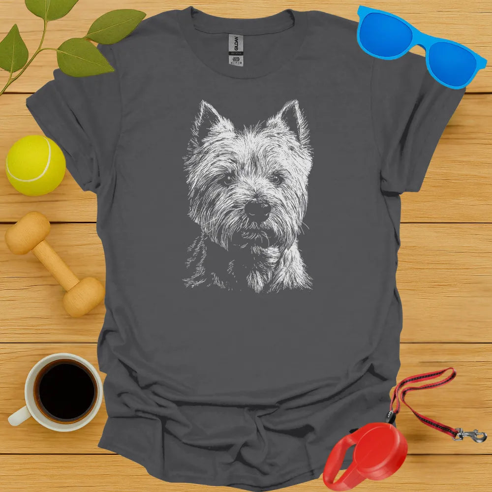 West Highland White Terrier Portrait Tee