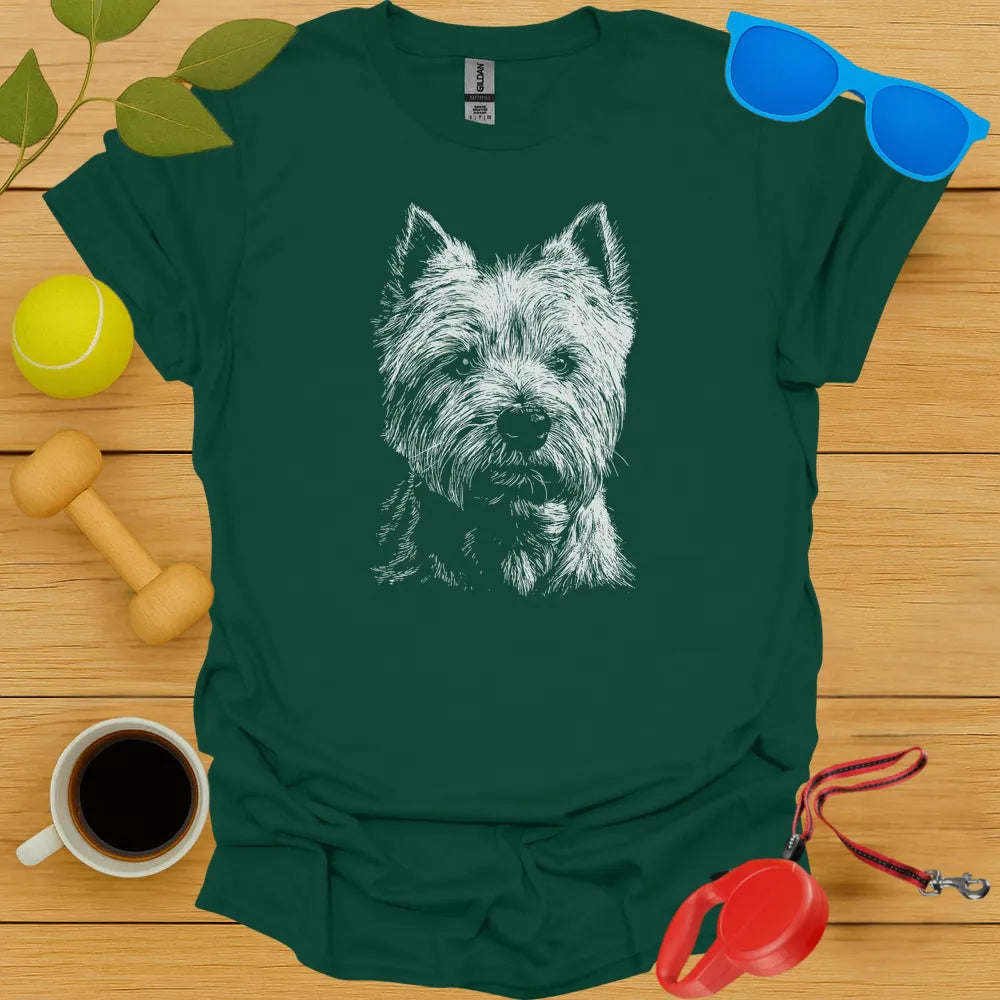 West Highland White Terrier Portrait Tee