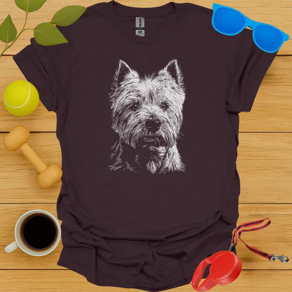 West Highland White Terrier Portrait Tee