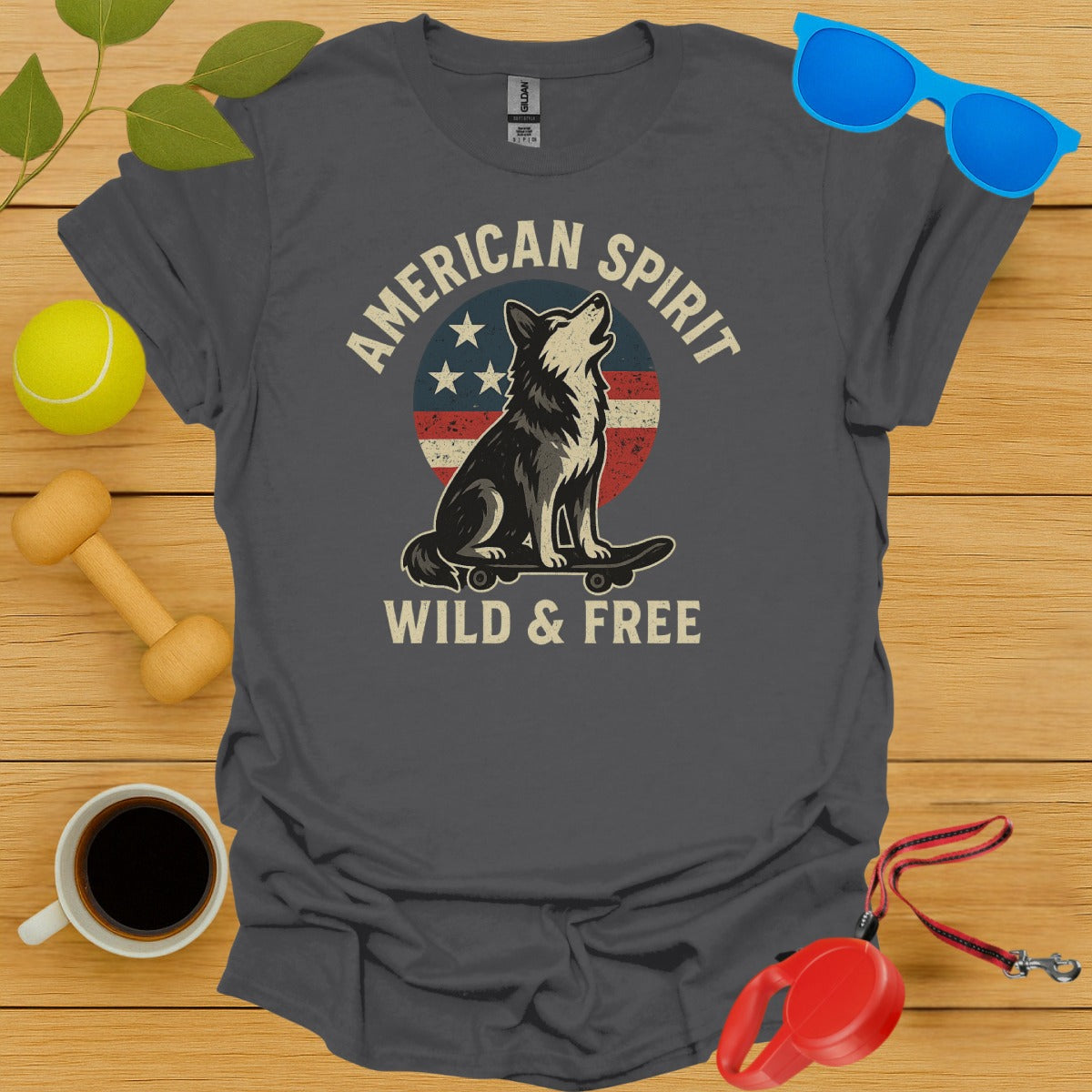 American Spirit Wild and Free graphic tee product type