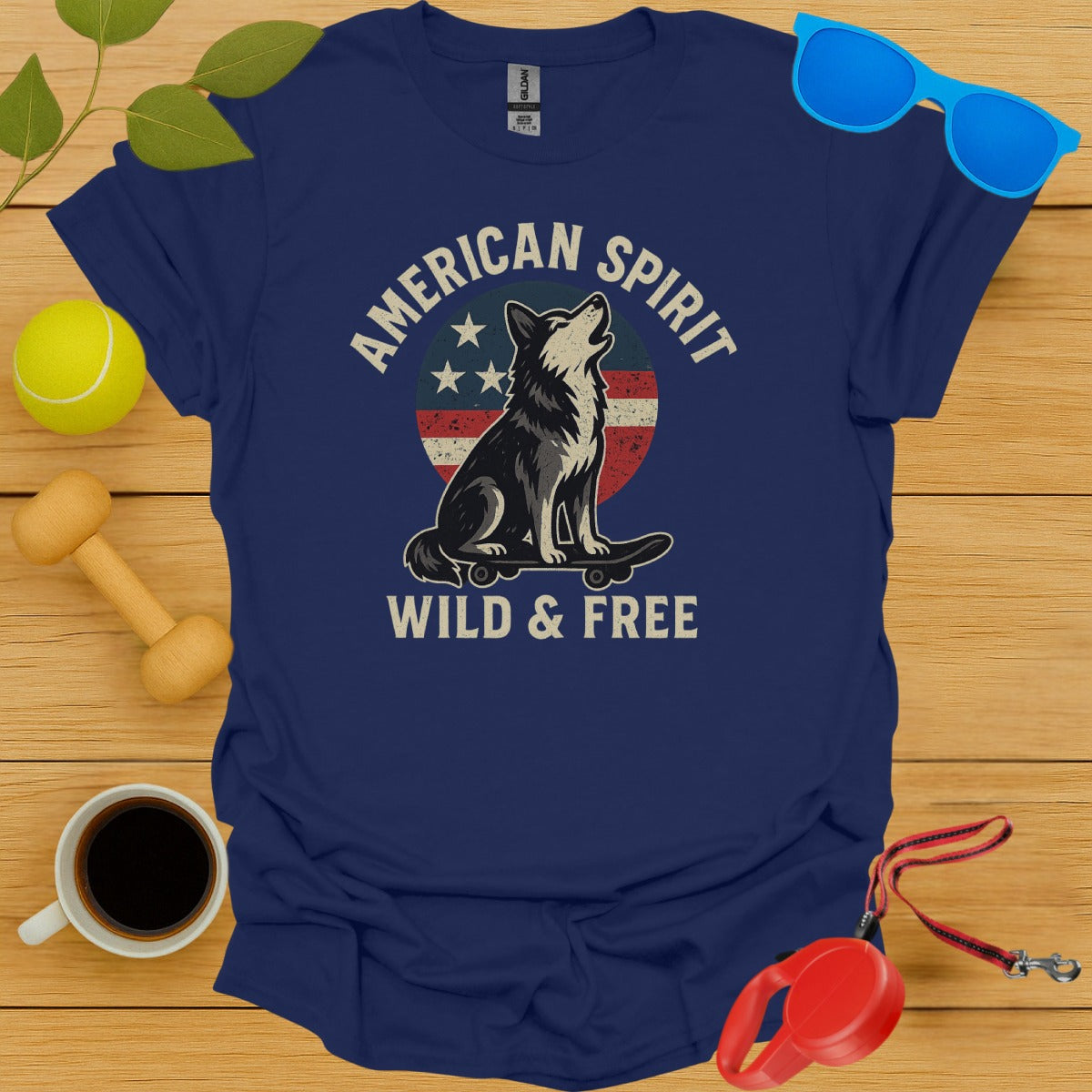 American Spirit Wild and Free Graphic T-Shirt product type