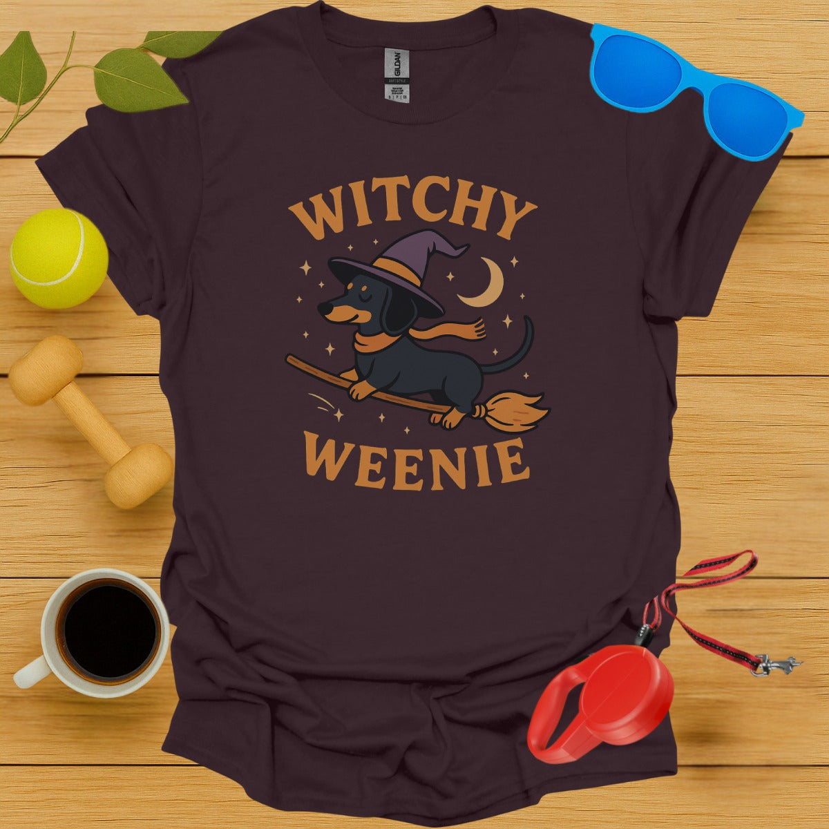 Witchy Weenie Halloween Dog Lover T-shirt product