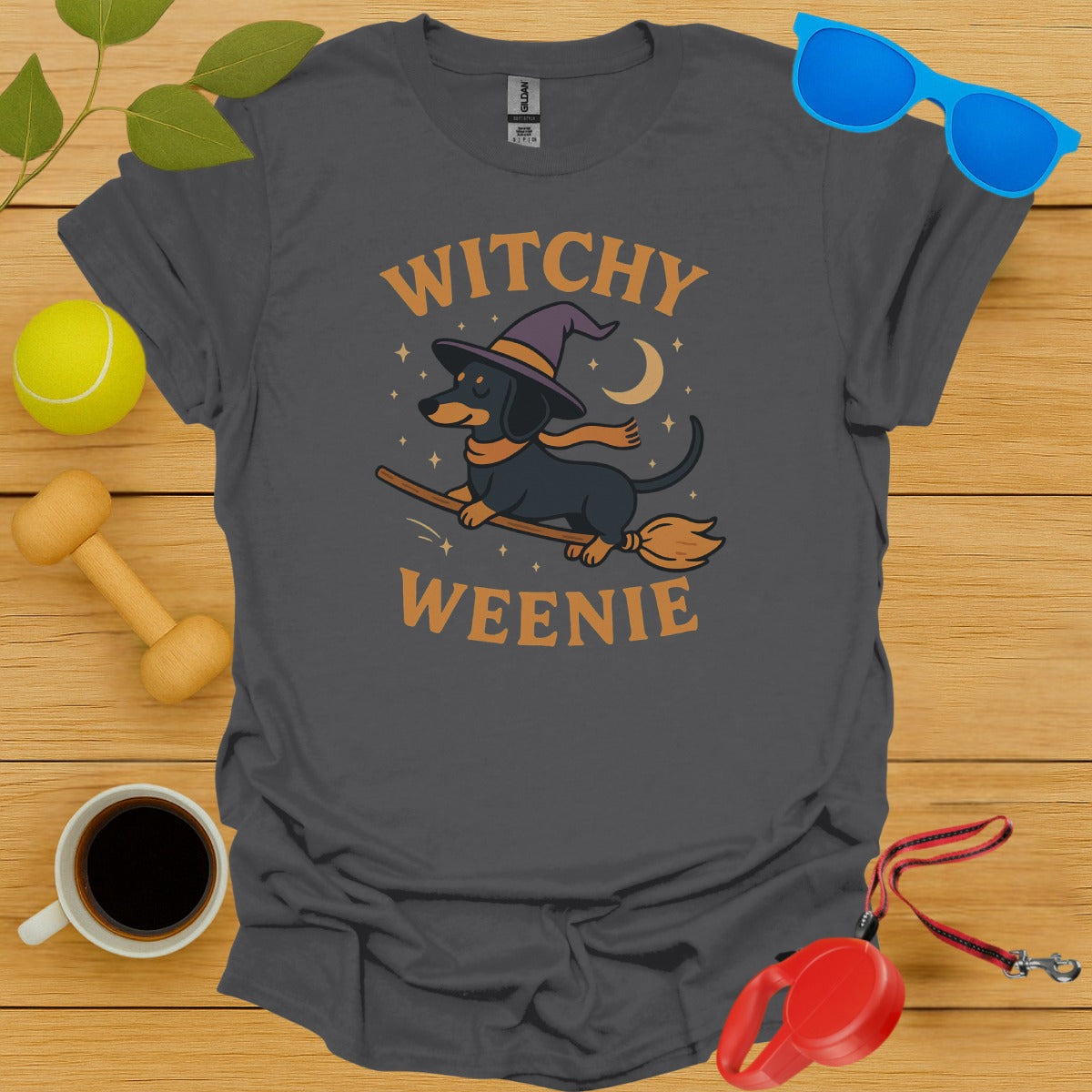 Witchy Weenie Funny Halloween Themed Shirt product type