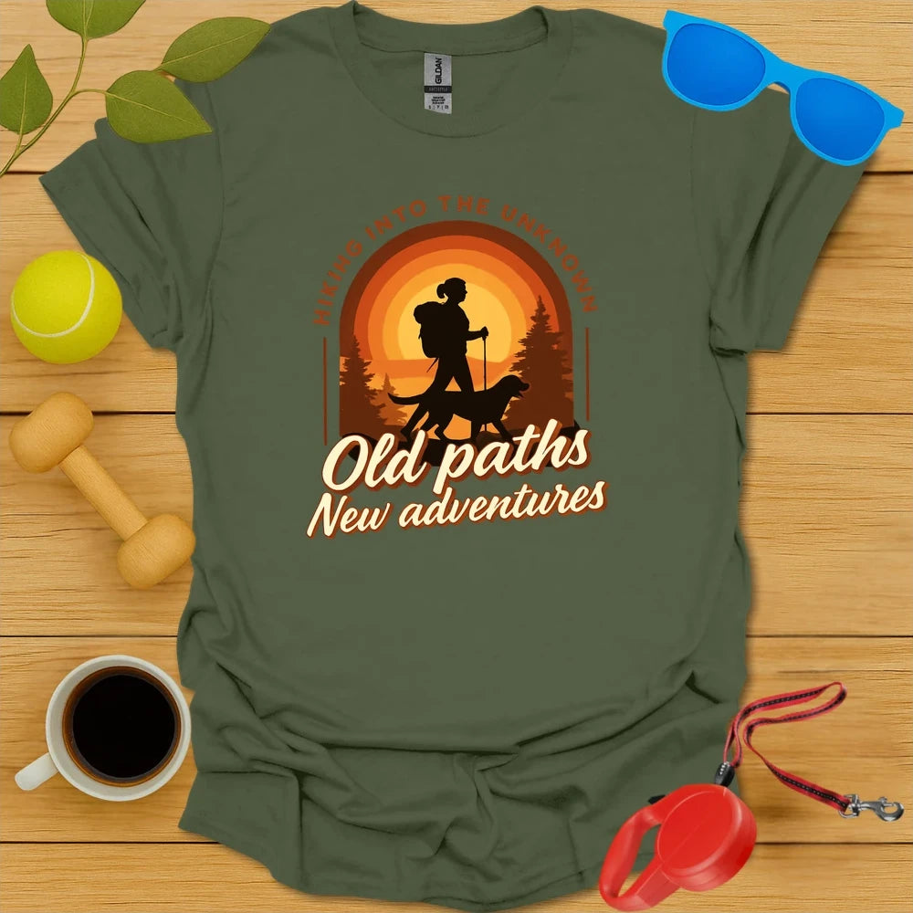 Women’s Hiking Shirt | Dog Lover Trail Adventure Tee