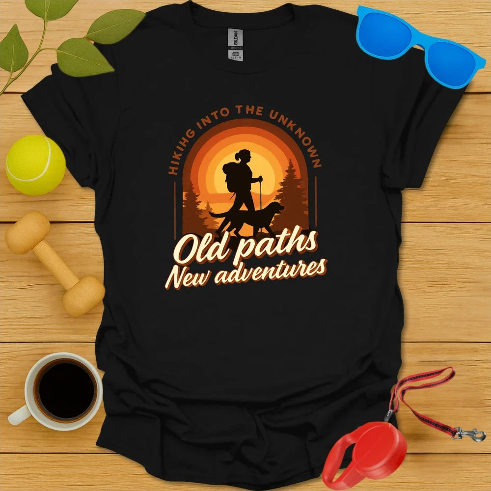 Women’s Hiking Shirt | Dog Lover Trail Adventure Tee