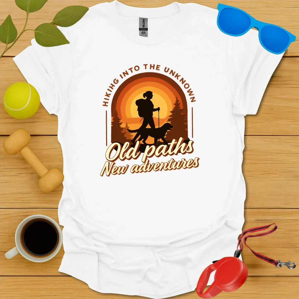 Women’s Hiking Shirt | Dog Lover Trail Adventure Tee