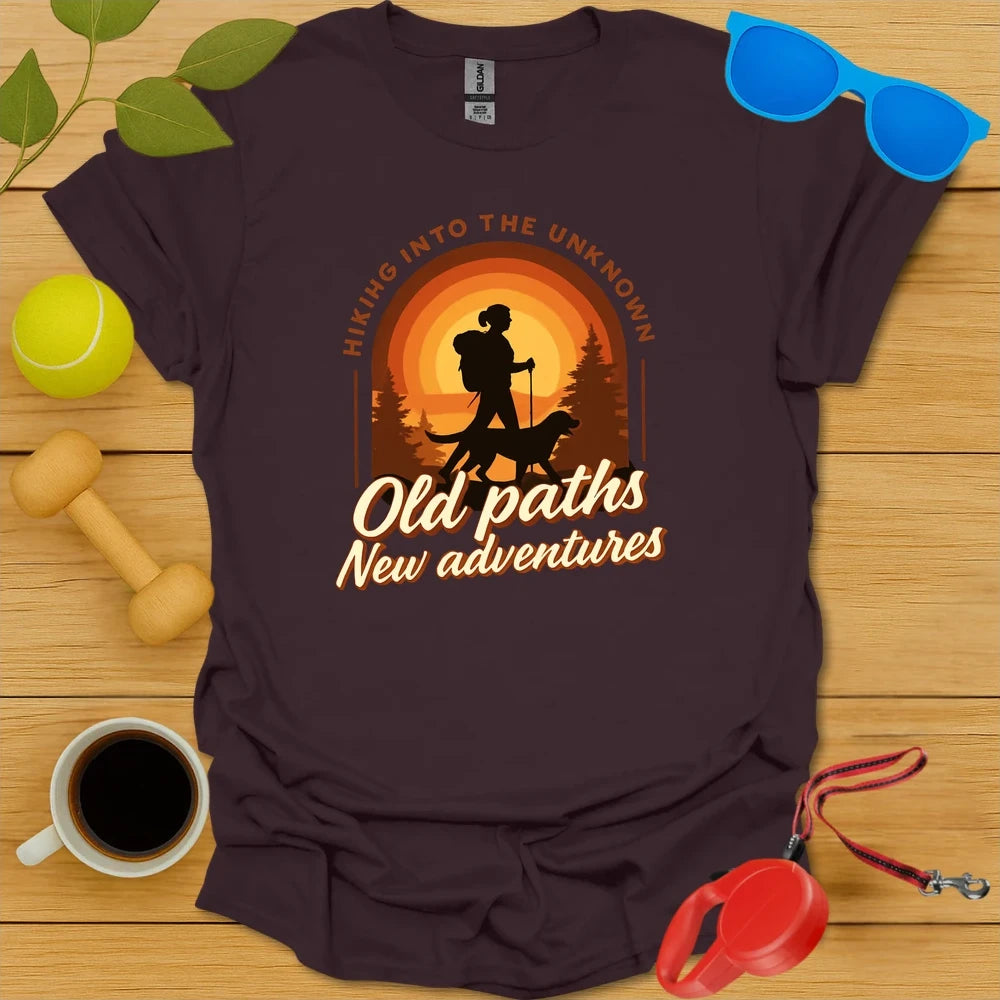 Women’s Hiking Shirt | Dog Lover Trail Adventure Tee