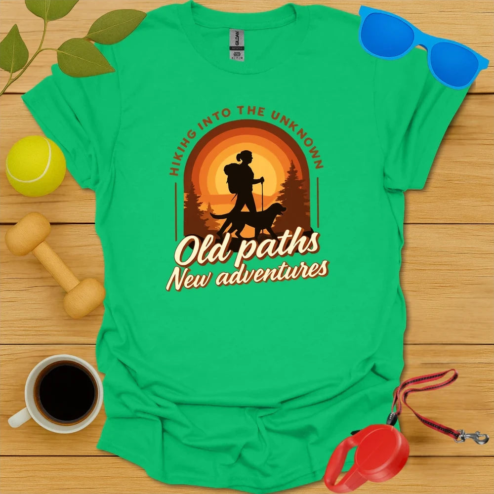 Women’s Hiking Shirt | Dog Lover Trail Adventure Tee