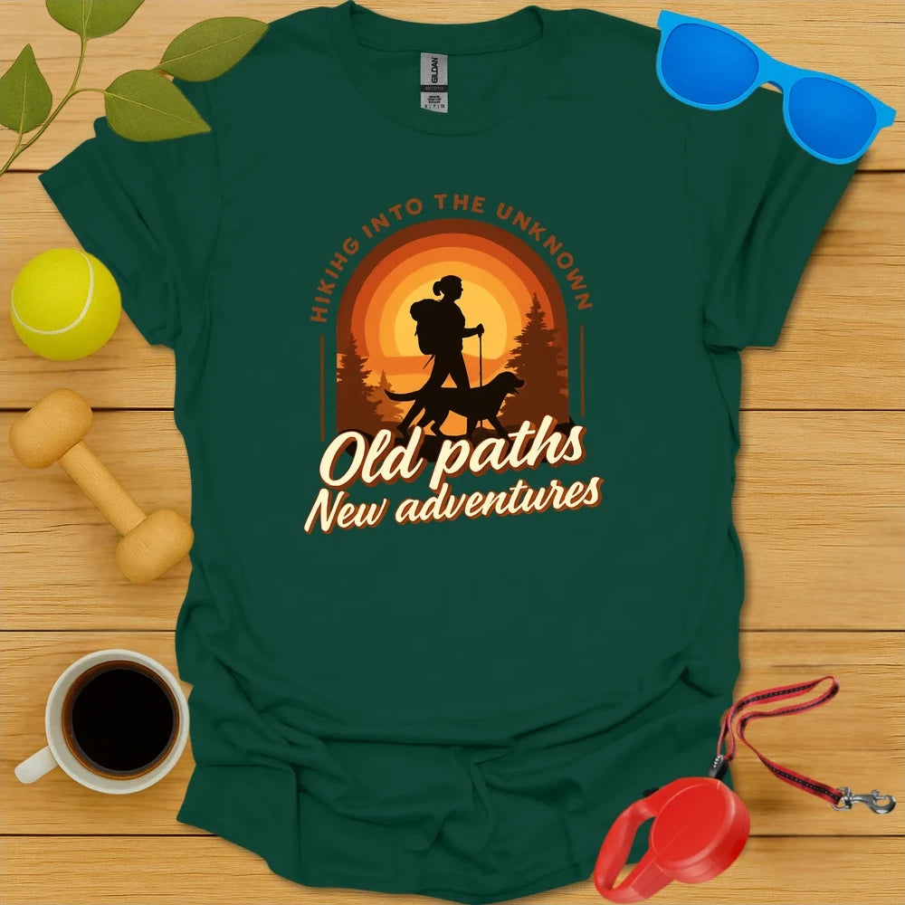 Women’s Hiking Shirt | Dog Lover Trail Adventure Tee