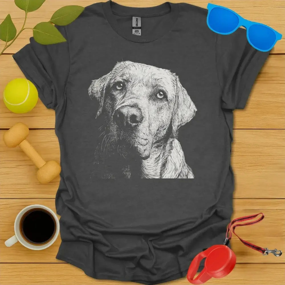 Yellow Lab Portrait Tee