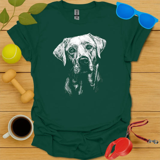 Yellow Lab Sketch T Shirt