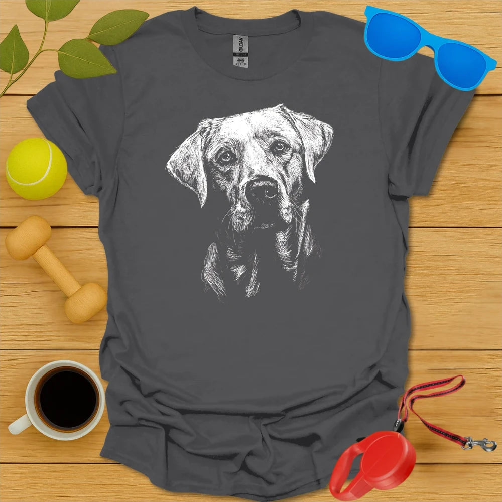 Yellow Lab Sketch T Shirt