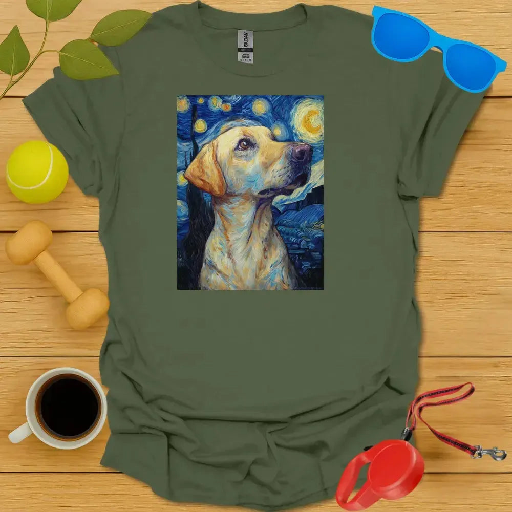 Yellow Lab Starry Night Tee