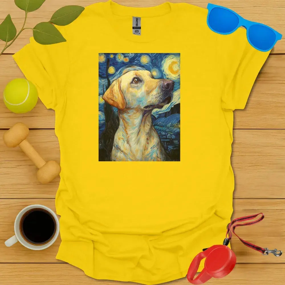 Yellow Lab Starry Night Tee