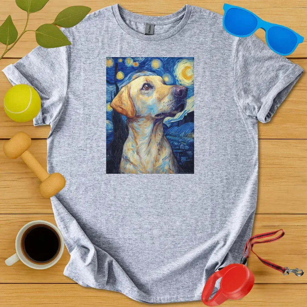Yellow Lab Starry Night Tee