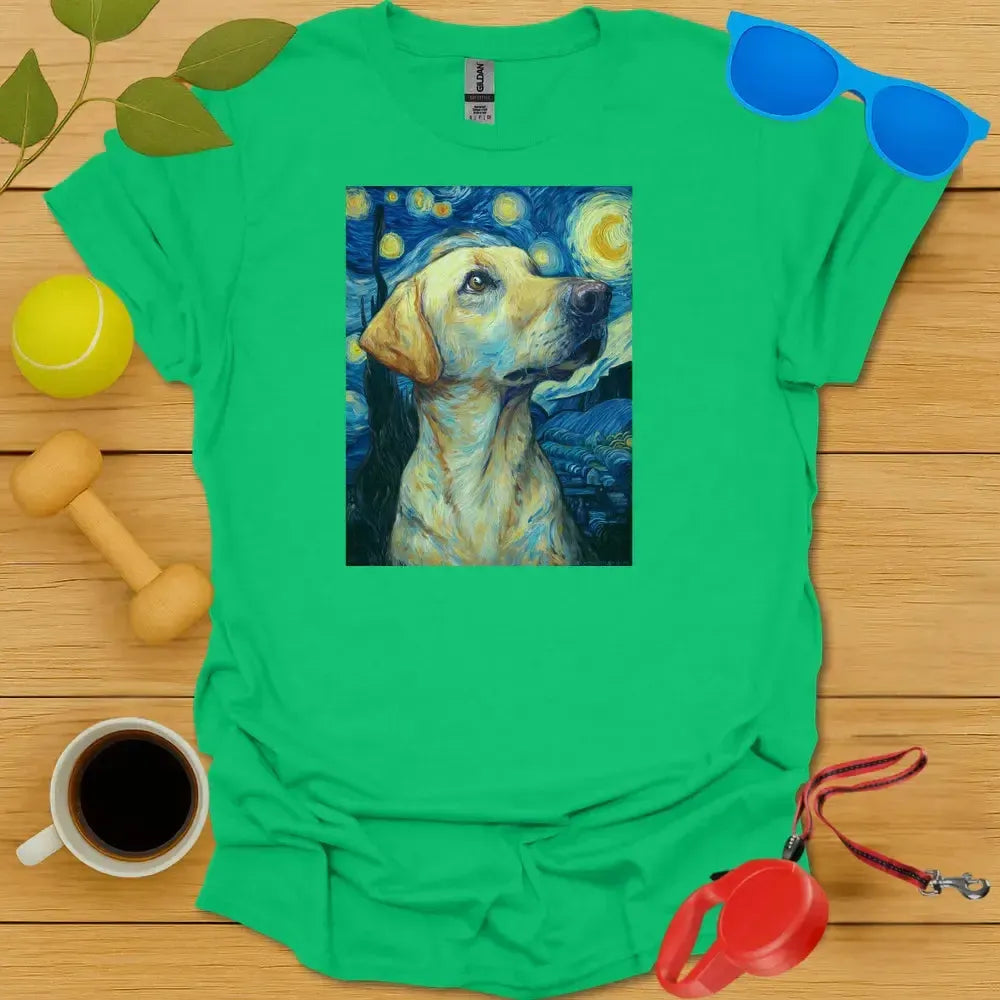Yellow Lab Starry Night Tee