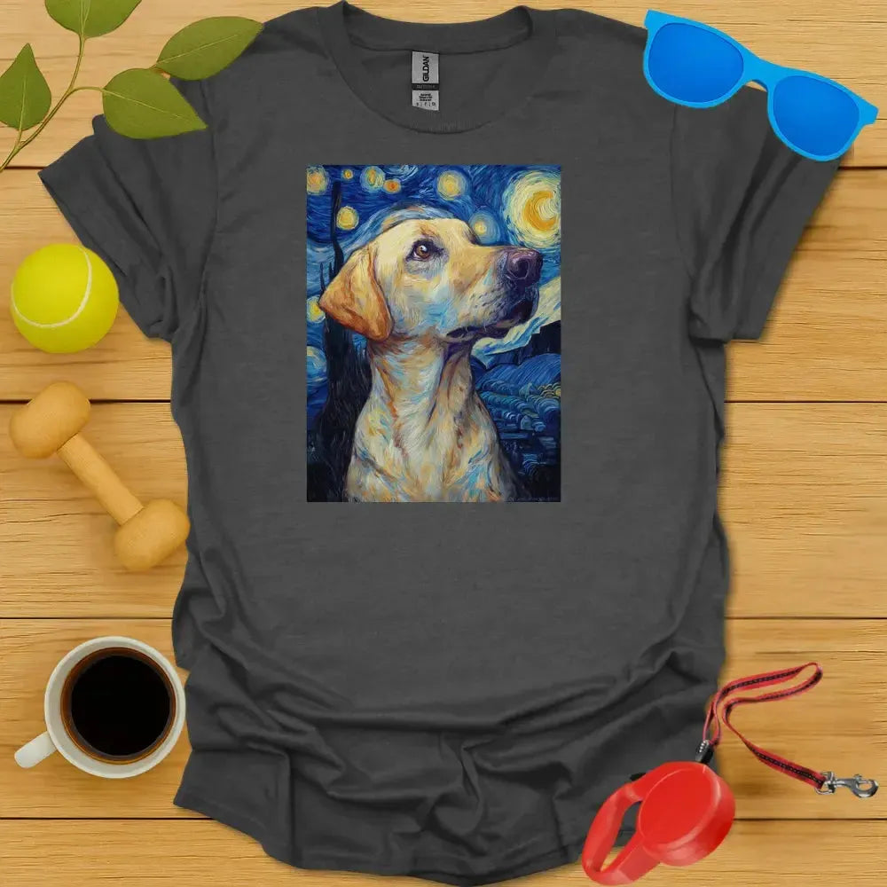 Yellow Lab Starry Night Tee