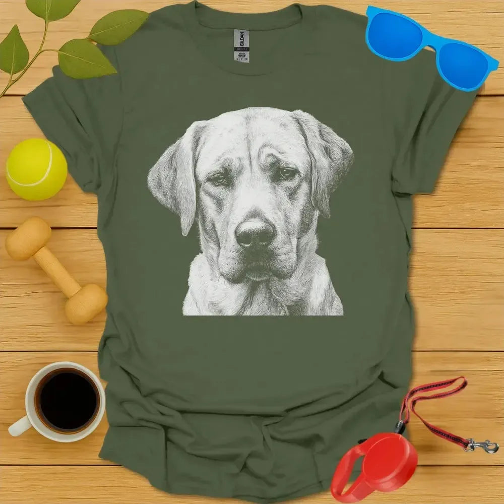 Yellow Labrador Portrait Tee